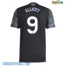 Camisa de time de futebol Aston Villa Harvey Elliott #9 Replicas 2º Equipamento 2025-26 Manga Curta